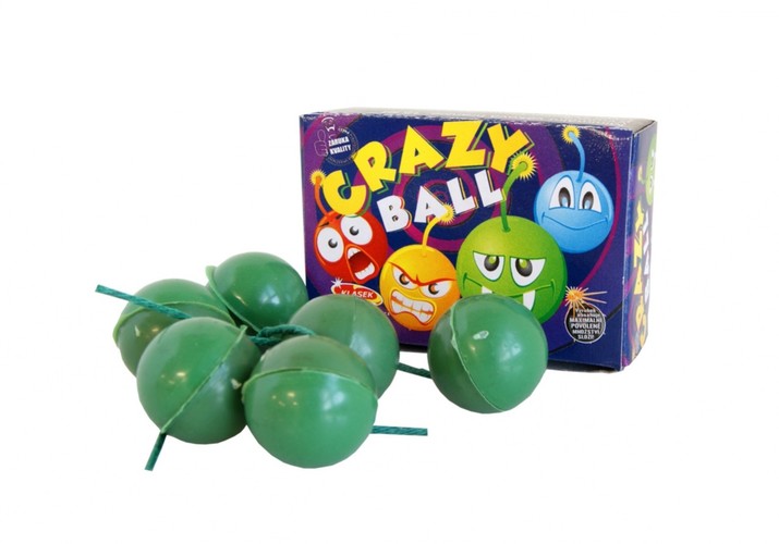 Pyrotechnika Dětská Crazy Ball 6ks