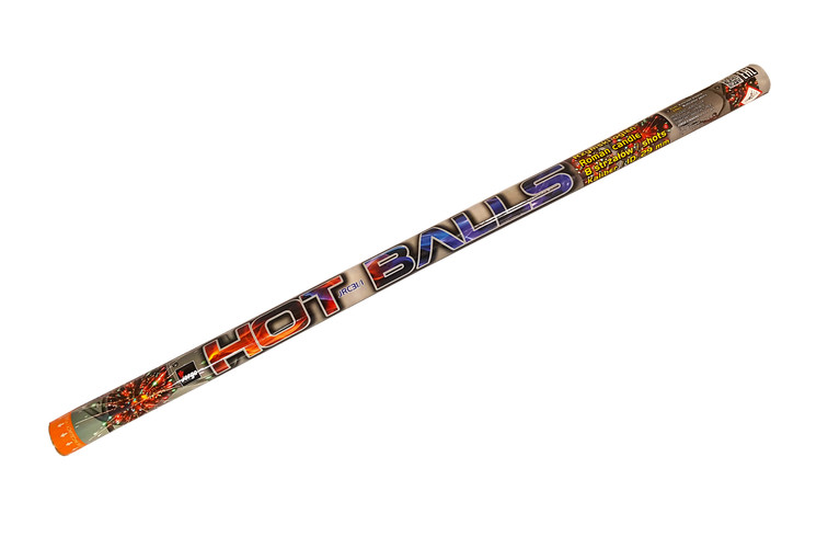 Pyrotechnika Rímská svieca Hot Balls Multicolor 8ran, 86cm, ráže 30mm - 1ks