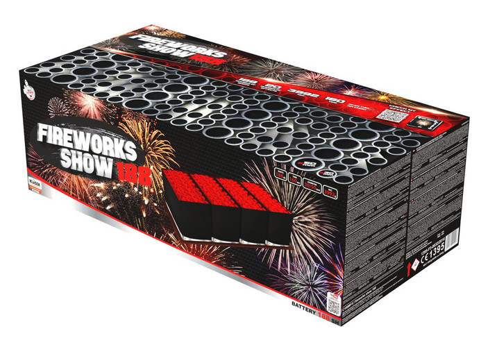 Kompaktný ohňostroj Fireworks Show 188ran / 30 a 50mm