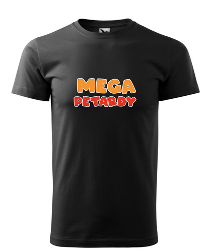 Tričko Mega Petardy 01 Man čierne vel'.L