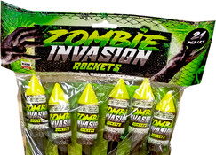 Pyrotechnika Rakety Zombie Invasion 21ks - LEN OSOBNÝ ODBER